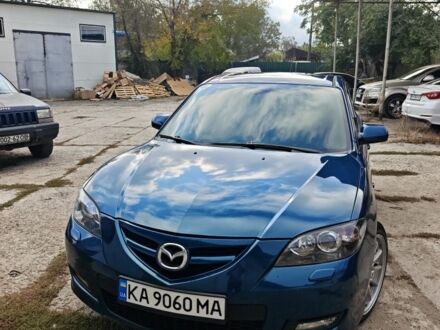 Синий Мазда 3, объемом двигателя 2 л и пробегом 305 тыс. км за 4215 $, фото 1 на Automoto.ua