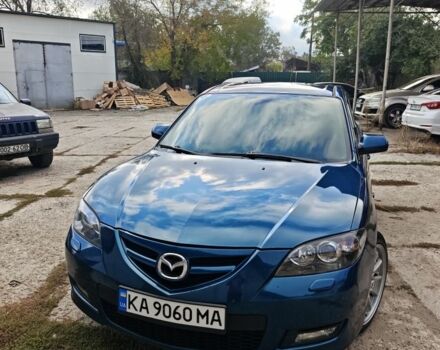Синий Мазда 3, объемом двигателя 2 л и пробегом 305 тыс. км за 4215 $, фото 1 на Automoto.ua