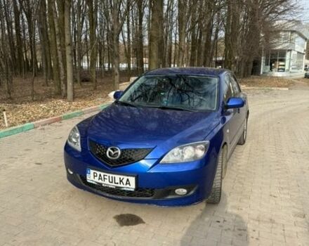 Синий Мазда 3, объемом двигателя 1.6 л и пробегом 258 тыс. км за 4600 $, фото 1 на Automoto.ua