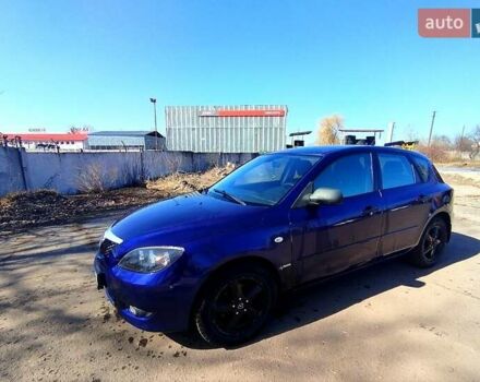 Синий Мазда 3, объемом двигателя 1.6 л и пробегом 200 тыс. км за 4100 $, фото 1 на Automoto.ua