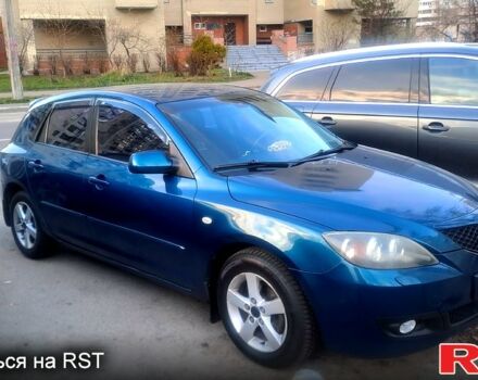 Синий Мазда 3, объемом двигателя 1.6 л и пробегом 210 тыс. км за 5300 $, фото 1 на Automoto.ua