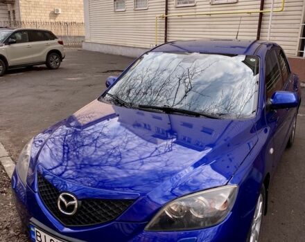 Синий Мазда 3, объемом двигателя 1.6 л и пробегом 158 тыс. км за 6600 $, фото 1 на Automoto.ua