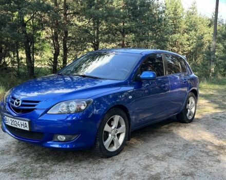 Синий Мазда 3, объемом двигателя 2 л и пробегом 215 тыс. км за 3750 $, фото 1 на Automoto.ua