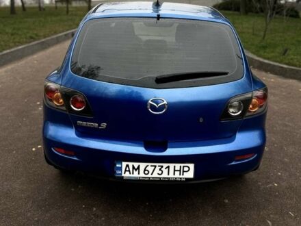 Синий Мазда 3, объемом двигателя 1.6 л и пробегом 195 тыс. км за 4200 $, фото 1 на Automoto.ua