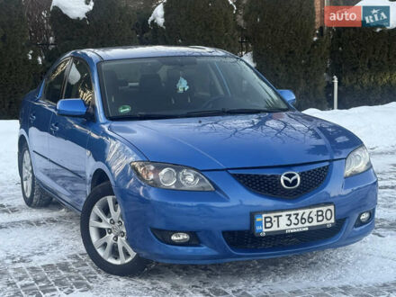 Синий Мазда 3, объемом двигателя 1.6 л и пробегом 210 тыс. км за 3999 $, фото 1 на Automoto.ua