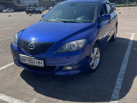 Синий Мазда 3, объемом двигателя 1.6 л и пробегом 267 тыс. км за 4600 $, фото 1 на Automoto.ua