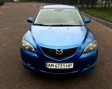 Синий Мазда 3, объемом двигателя 1.6 л и пробегом 150 тыс. км за 5300 $, фото 1 на Automoto.ua