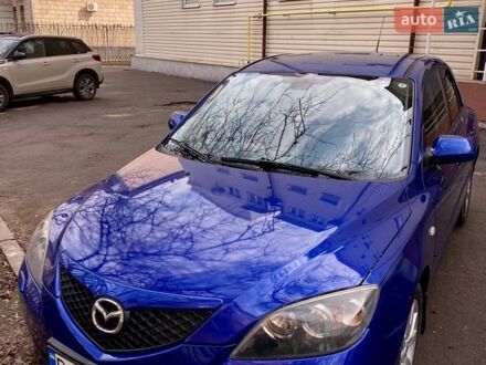 Синий Мазда 3, объемом двигателя 1.6 л и пробегом 159 тыс. км за 6200 $, фото 1 на Automoto.ua