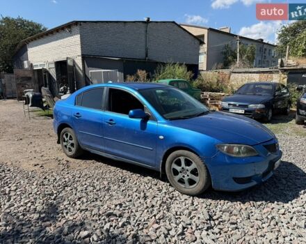 Синий Мазда 3, объемом двигателя 1.59 л и пробегом 230 тыс. км за 2400 $, фото 1 на Automoto.ua