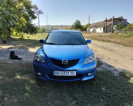 Синий Мазда 3, объемом двигателя 1.6 л и пробегом 200 тыс. км за 5500 $, фото 1 на Automoto.ua