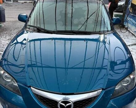 Синий Мазда 3, объемом двигателя 1.6 л и пробегом 213 тыс. км за 4500 $, фото 1 на Automoto.ua