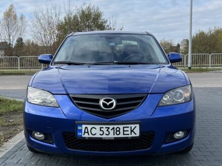 Синий Мазда 3, объемом двигателя 1.6 л и пробегом 325 тыс. км за 4000 $, фото 1 на Automoto.ua