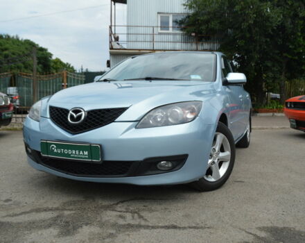 Синий Мазда 3, объемом двигателя 1.6 л и пробегом 230 тыс. км за 5500 $, фото 1 на Automoto.ua