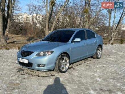 Синий Мазда 3, объемом двигателя 1.6 л и пробегом 370 тыс. км за 4100 $, фото 1 на Automoto.ua