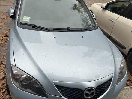 Синий Мазда 3, объемом двигателя 1.6 л и пробегом 120 тыс. км за 6000 $, фото 1 на Automoto.ua