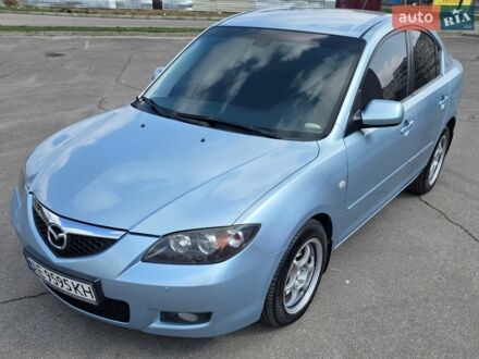 Синий Мазда 3, объемом двигателя 1.6 л и пробегом 158 тыс. км за 7000 $, фото 1 на Automoto.ua