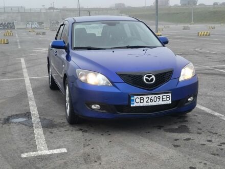 Синий Мазда 3, объемом двигателя 1.6 л и пробегом 294 тыс. км за 4500 $, фото 1 на Automoto.ua