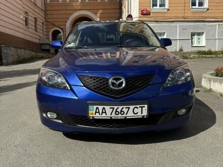 Синий Мазда 3, объемом двигателя 1.6 л и пробегом 185 тыс. км за 5800 $, фото 1 на Automoto.ua