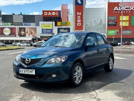 Синий Мазда 3, объемом двигателя 2 л и пробегом 245 тыс. км за 5250 $, фото 1 на Automoto.ua