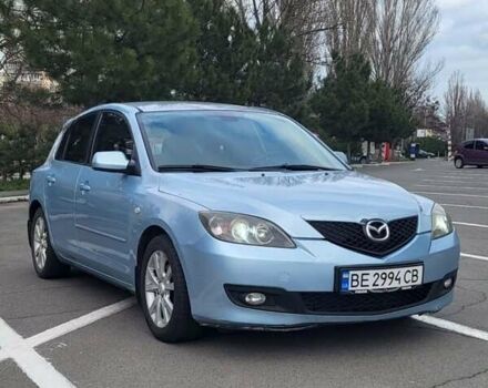 Синий Мазда 3, объемом двигателя 1.6 л и пробегом 195 тыс. км за 4300 $, фото 1 на Automoto.ua
