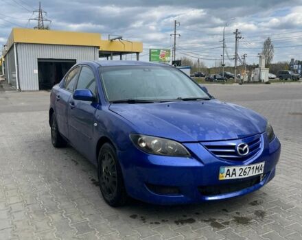 Синий Мазда 3, объемом двигателя 2 л и пробегом 211 тыс. км за 2200 $, фото 1 на Automoto.ua