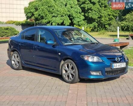 Синий Мазда 3, объемом двигателя 2 л и пробегом 152 тыс. км за 5490 $, фото 1 на Automoto.ua