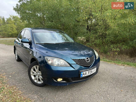 Синий Мазда 3, объемом двигателя 1.6 л и пробегом 224 тыс. км за 3900 $, фото 1 на Automoto.ua