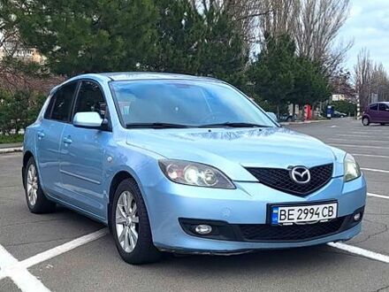 Синий Мазда 3, объемом двигателя 1.6 л и пробегом 195 тыс. км за 4300 $, фото 1 на Automoto.ua