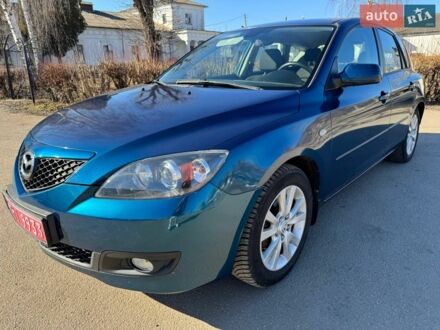 Синий Мазда 3, объемом двигателя 1.6 л и пробегом 191 тыс. км за 5199 $, фото 1 на Automoto.ua