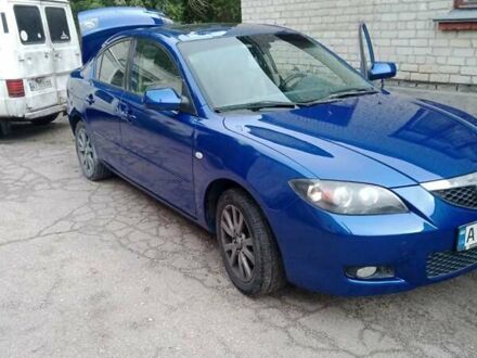 Синий Мазда 3, объемом двигателя 1.6 л и пробегом 240 тыс. км за 6300 $, фото 1 на Automoto.ua