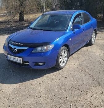 Синий Мазда 3, объемом двигателя 1.6 л и пробегом 168 тыс. км за 5700 $, фото 1 на Automoto.ua