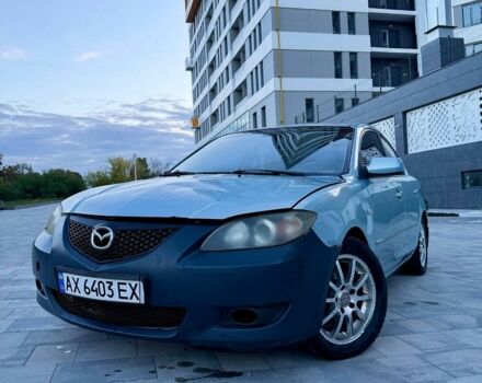 Синий Мазда 3, объемом двигателя 1.6 л и пробегом 123 тыс. км за 3450 $, фото 1 на Automoto.ua