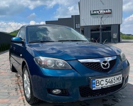 Синий Мазда 3, объемом двигателя 2 л и пробегом 200 тыс. км за 4200 $, фото 1 на Automoto.ua