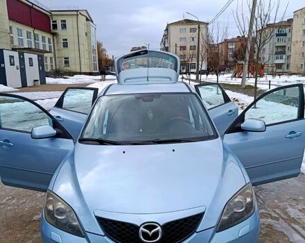 Синий Мазда 3, объемом двигателя 1.6 л и пробегом 241 тыс. км за 5600 $, фото 1 на Automoto.ua