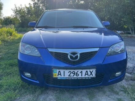 Синий Мазда 3, объемом двигателя 1.6 л и пробегом 203 тыс. км за 5500 $, фото 1 на Automoto.ua
