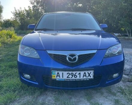 Синий Мазда 3, объемом двигателя 1.6 л и пробегом 203 тыс. км за 5500 $, фото 1 на Automoto.ua