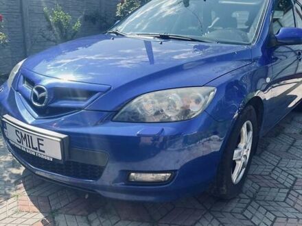Синий Мазда 3, объемом двигателя 1.6 л и пробегом 200 тыс. км за 6500 $, фото 1 на Automoto.ua