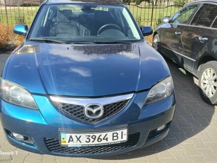 Синий Мазда 3, объемом двигателя 1.6 л и пробегом 70 тыс. км за 6500 $, фото 1 на Automoto.ua
