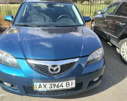 Синий Мазда 3, объемом двигателя 1.6 л и пробегом 70 тыс. км за 6500 $, фото 1 на Automoto.ua