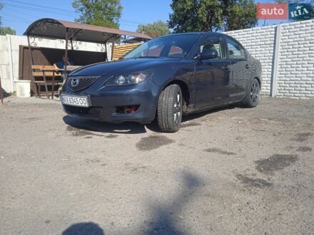 Синий Мазда 3, объемом двигателя 1.6 л и пробегом 330 тыс. км за 3499 $, фото 1 на Automoto.ua