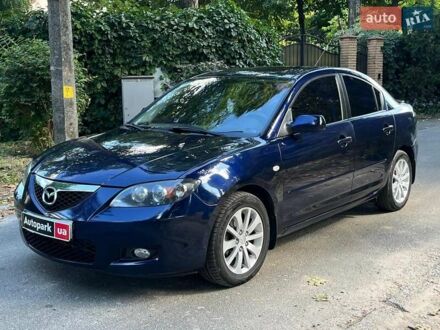 Синий Мазда 3, объемом двигателя 1.6 л и пробегом 170 тыс. км за 6490 $, фото 1 на Automoto.ua