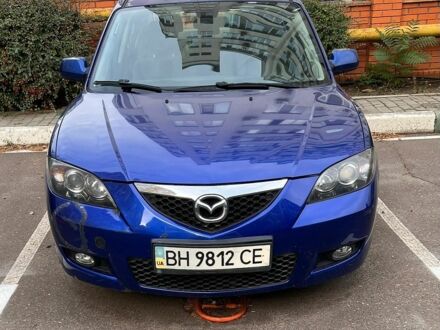 Синий Мазда 3, объемом двигателя 1.6 л и пробегом 144 тыс. км за 6500 $, фото 1 на Automoto.ua