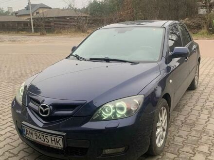 Синий Мазда 3, объемом двигателя 1.6 л и пробегом 250 тыс. км за 5100 $, фото 1 на Automoto.ua