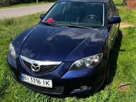 Синий Мазда 3, объемом двигателя 1.6 л и пробегом 236 тыс. км за 4499 $, фото 1 на Automoto.ua