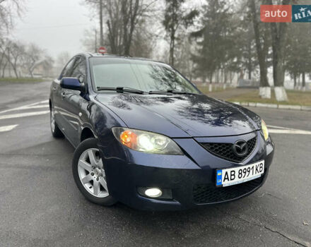 Синий Мазда 3, объемом двигателя 2 л и пробегом 192 тыс. км за 5999 $, фото 1 на Automoto.ua
