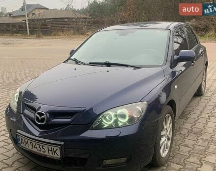 Синий Мазда 3, объемом двигателя 1.6 л и пробегом 250 тыс. км за 5200 $, фото 1 на Automoto.ua