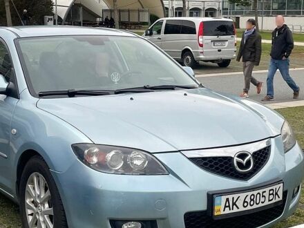 Синий Мазда 3, объемом двигателя 1.6 л и пробегом 192 тыс. км за 4800 $, фото 1 на Automoto.ua