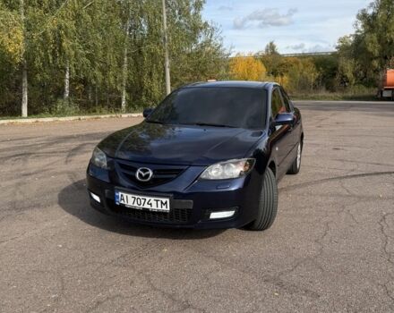 Синий Мазда 3, объемом двигателя 1.6 л и пробегом 240 тыс. км за 6005 $, фото 1 на Automoto.ua