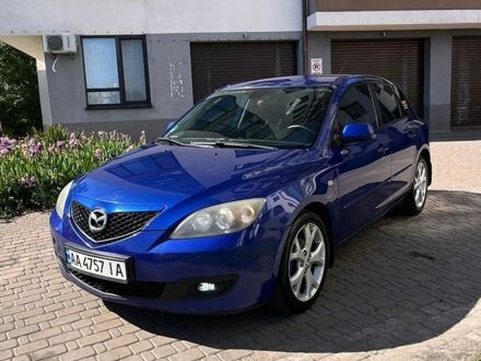 Синий Мазда 3, объемом двигателя 1.6 л и пробегом 315 тыс. км за 4700 $, фото 1 на Automoto.ua