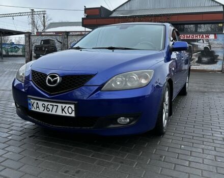 Синий Мазда 3, объемом двигателя 1.6 л и пробегом 140 тыс. км за 5500 $, фото 1 на Automoto.ua